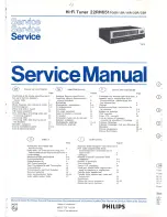 Preview for 1 page of Philips 22RH651 Service Manual