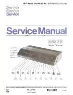 Предварительный просмотр 1 страницы Philips 22RH743 Service Manual