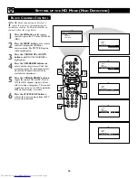 Предварительный просмотр 56 страницы Philips 23-LCD HDTV MONITOR FLAT TV CRYSTAL CLEAR III 23PF9945-37B Directions For Use Manual