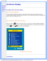 Preview for 17 page of Philips 230W5VS User Manual