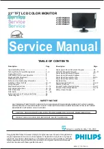 Philips 231E1HSB Service Manual preview