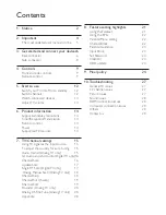 Предварительный просмотр 3 страницы Philips 231T1L User Manual