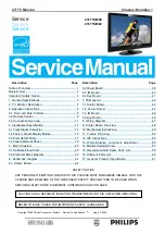 Philips 231T1SB/00 Service Manual предпросмотр