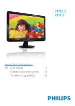 Предварительный просмотр 1 страницы Philips 232E2 User Manual