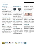 Preview for 2 page of Philips 232EL2SB Specifications