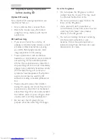 Preview for 6 page of Philips 236G3DH User Manual