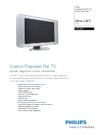 Preview for 1 page of Philips 23HF9442 Specifications