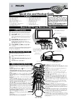 Philips 23PF8946A/37 Quick Use And Hookup Manual preview