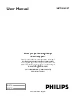 Preview for 1 page of Philips 24-REAL FLAT STEREO TV 24PT6341 User Manual