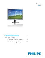 Philips 240P4 User Manual preview