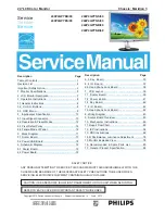 Предварительный просмотр 1 страницы Philips 240P4QPYEB/00 Service Manual