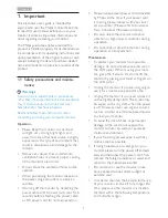 Preview for 3 page of Philips 243V5 User Manual