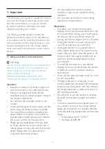 Preview for 3 page of Philips 246EL2 User Manual