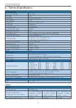 Предварительный просмотр 21 страницы Philips 247E3L User Manual