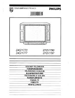 Preview for 1 page of Philips 24CI1770 Operating Instructions Manual