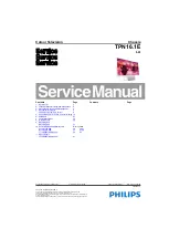 Preview for 1 page of Philips 24PFK5211 Service Manual