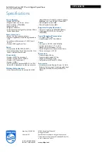 Preview for 3 page of Philips 24PFL4008 Specifications