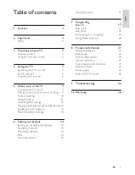 Preview for 3 page of Philips 24PFT4233 User Manual