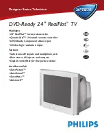 Philips 24PT633R Specifications preview