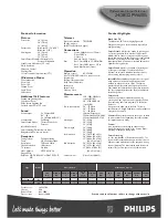 Preview for 2 page of Philips 24PW6005/58 Specifications