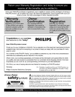 Preview for 8 page of Philips 24RF50S Quick Use And Setup Manual