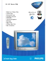 Preview for 1 page of Philips 25/28PT5107 Specifications