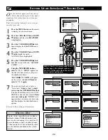 Preview for 22 page of Philips 25-DESIGNER TV 25PT533S Directions For Use Manual