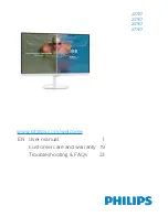 Philips 257E7 User Manual preview