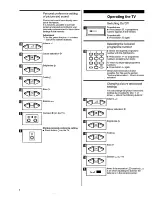 Предварительный просмотр 8 страницы Philips 25CE5270 Operating Instructions Manual