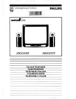 Preview for 1 page of Philips 25DC2065 Operating Instructions Manual