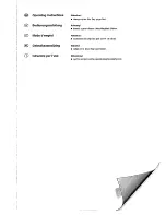 Preview for 4 page of Philips 25DC2065 Operating Instructions Manual