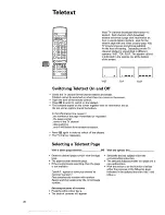 Предварительный просмотр 22 страницы Philips 25ML8305 - annexe 1 User Manual