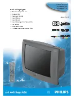 Preview for 1 page of Philips 25PT4255 Specifications