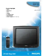 Предварительный просмотр 7 страницы Philips 25PT4403 Specifications