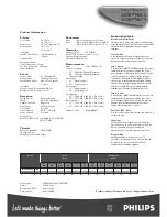 Preview for 2 page of Philips 25PT4675/05 Specifications