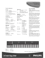 Preview for 2 page of Philips 25PT5305 Specification Sheet