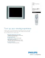 Предварительный просмотр 1 страницы Philips 25PT5536 Specification Sheet