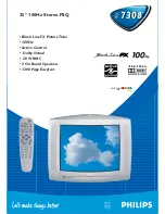 Philips 25PT7308 Specifications preview