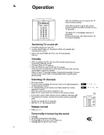 Preview for 10 page of Philips 25SL5766 User Manual