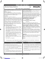 Preview for 20 page of Philips 26-LCD HDTV MONITOR COMMERCIAL FLAT HDTV 26HF5544D - Hook Up Guide User Manual