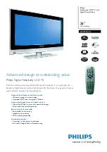 Philips 26HF5335D Brochure предпросмотр