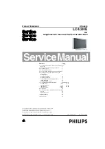 Preview for 1 page of Philips 26HF5473/10 Service Manual