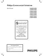 Philips 26HF5545D User Manual preview