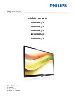 Предварительный просмотр 1 страницы Philips 26HFL5008D/10 Installation Manual