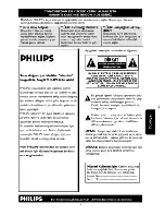 Preview for 3 page of Philips 26PF1000/62 User Manual