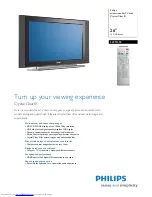 Philips 26PF3302 Brochure preview