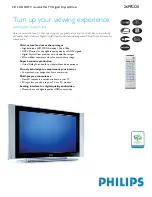 Philips 26PF5320 Technical Specifications preview