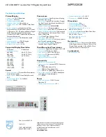 Preview for 2 page of Philips 26PF5320 Technical Specifications