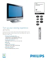 Philips 26PF5321D Technical Specifications предпросмотр