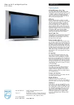 Preview for 3 page of Philips 26PF5321F Specifications